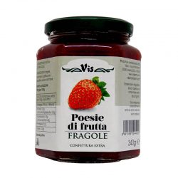 Džem jahodový POESIE DI FRUTTA je jahodový džem s kúskami ovocia.