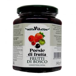 Džem lesné polody POESIE DI FRUTTA je džem z lesných plodov s kúskami ovocia.
